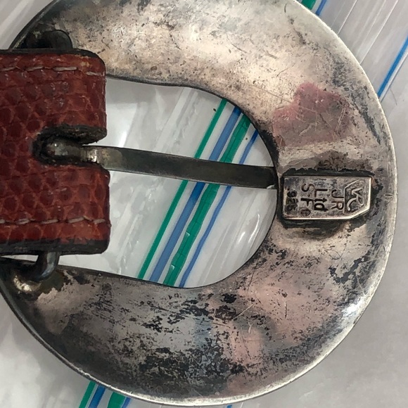 James Reid Santa Fe lizard belt/silver buckle 36 main image 5